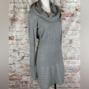 Eco Aventura Sweater Dress & Scarf